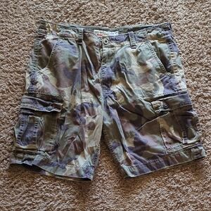 American Eagle Outfitters Camouflage Classic Cargo Shorts Size 38